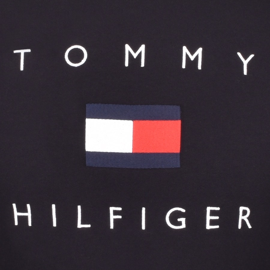 Alternative Image for ProductTommy Hilfiger Flag Crew Neck Sweatshirt Navy3